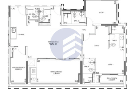 Apartamento à venda com 2 quartos, sendo 2 suítes, em Vila Pirajussara, São Paulo - SP
