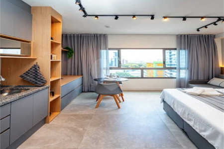 STUDIO DE 29M2 NO BROOKLIN PARA VENDA
