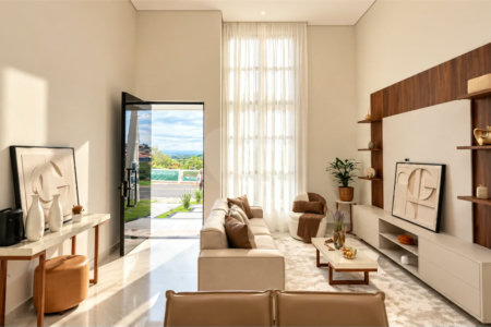 Indaiatuba - Casa condomínio Park Vista Real - AT : 200m - AC : 140m - Boiller Instalado - torneiras quentes - 3 quartos : sendo 1 suite - Suite - Ar Condicionado Samsung 12 Btu’s; arandelas de cabeceira , Dommus Closet . Esquadria , porta automática . 2 Quartos - Ar Condicionado Samsung 9 Bt