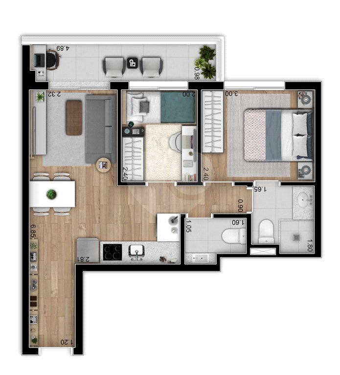 Apartamento á venda - jabaquara