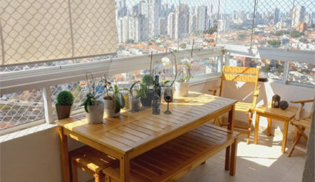 Apartamento à venda com 2 quartos, sendo 1 suíte,  em Vila Bertioga, São Paulo, SP