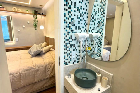 Apartamento com 35m², 1 dormitório, à venda na Bela Vista