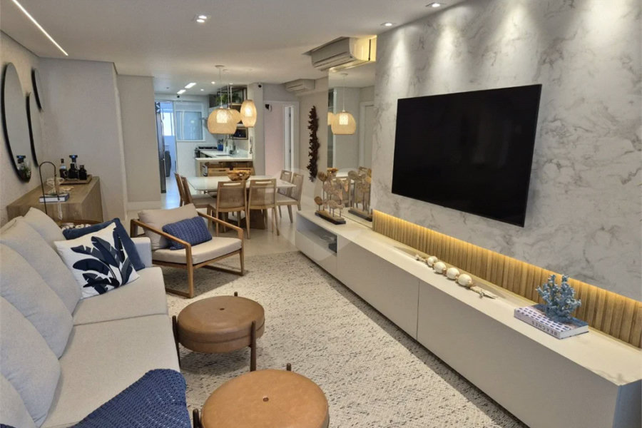 Apartamento à venda com 4 suítes em Riviera de São Lourenço, Bertioga, SP