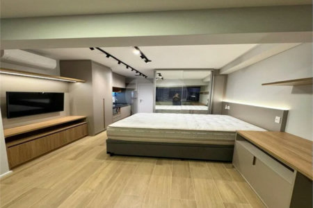 Studio de 30m2 mobiliado para locação na Vila Mariana