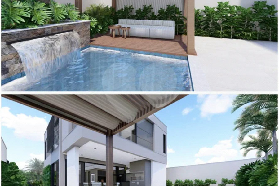 Casa em construção com 3 suítes no Condomínio Damha 2, na cidade de Piracicaba - SP.
