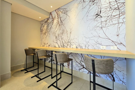 Studio Mobiliado Novo Andar Alto Próximo Metrô Paraíso