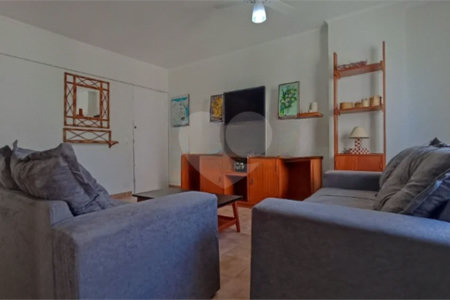 APARTAMENTO 2 QUARTOS (+1 REV.) MOBILIADO P/ALUGAR NO GUARUJÁ/PITANGUEIRAS 96m2 VISTA MAR