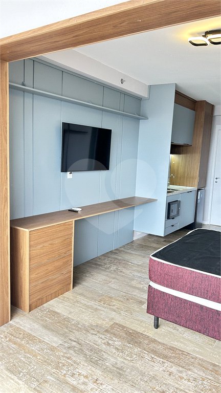 Studio com 28m², mobiliado e com móveis planejados na região do Sacomã em São Paulo - SP.