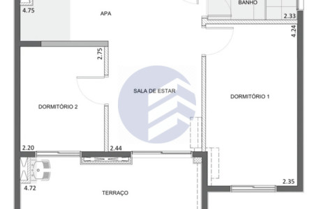 Apartamento à venda com 2 quartos em Brooklin, São Paulo - SP
