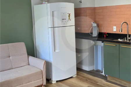 Studio Reformado com Varanda e Lazer Completo 33m2 Campos Elíseos Mobiliado