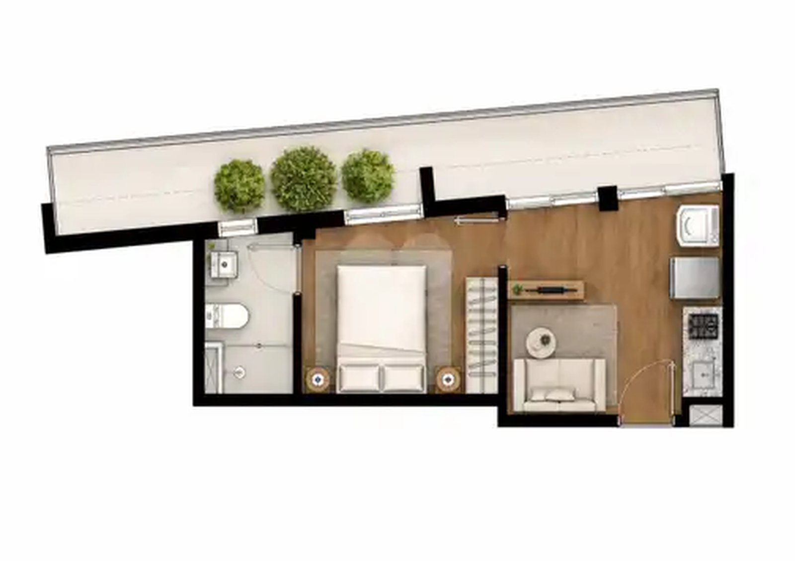 Apartamento 34m²