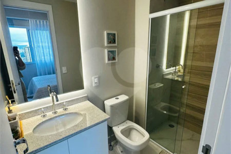 Studio mobiliado, a venda com 27m² - Lazer completo