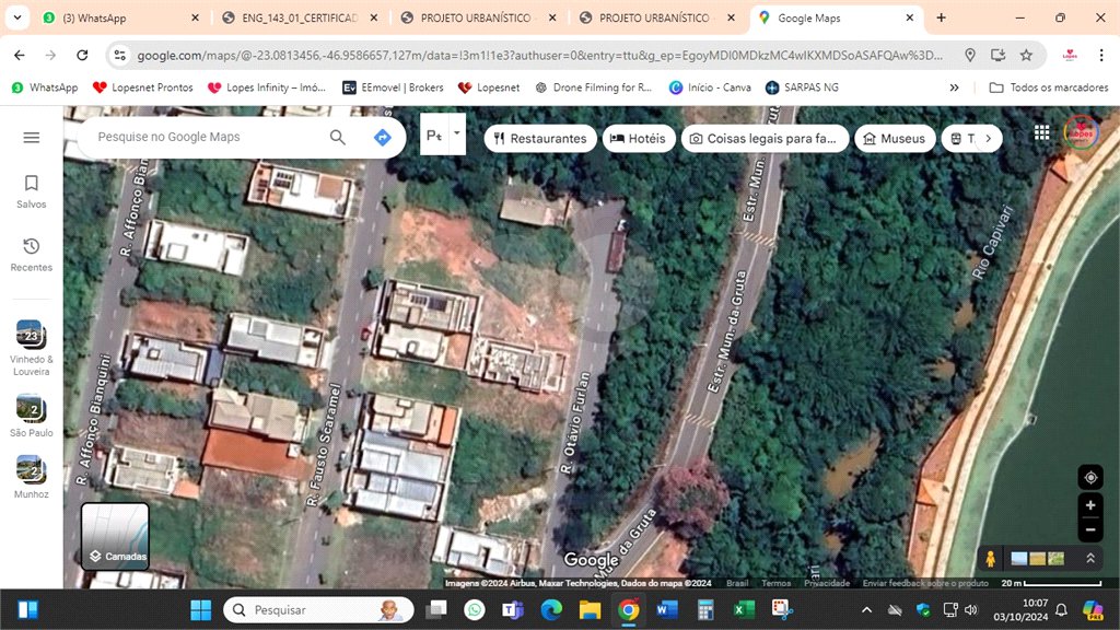 Terreno à venda em Residencial Capivari, Louveira, SP