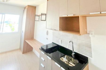 Studio mobiliado a venda no Ipiranda com 1 dormitorio e lazer.