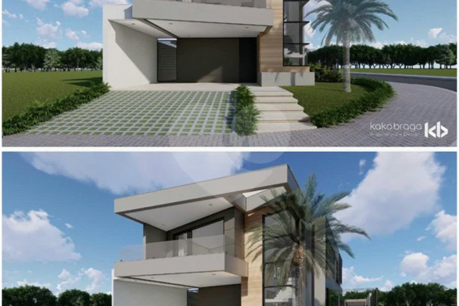 Casa em construção com 3 suítes no Condomínio Damha 2, na cidade de Piracicaba - SP.