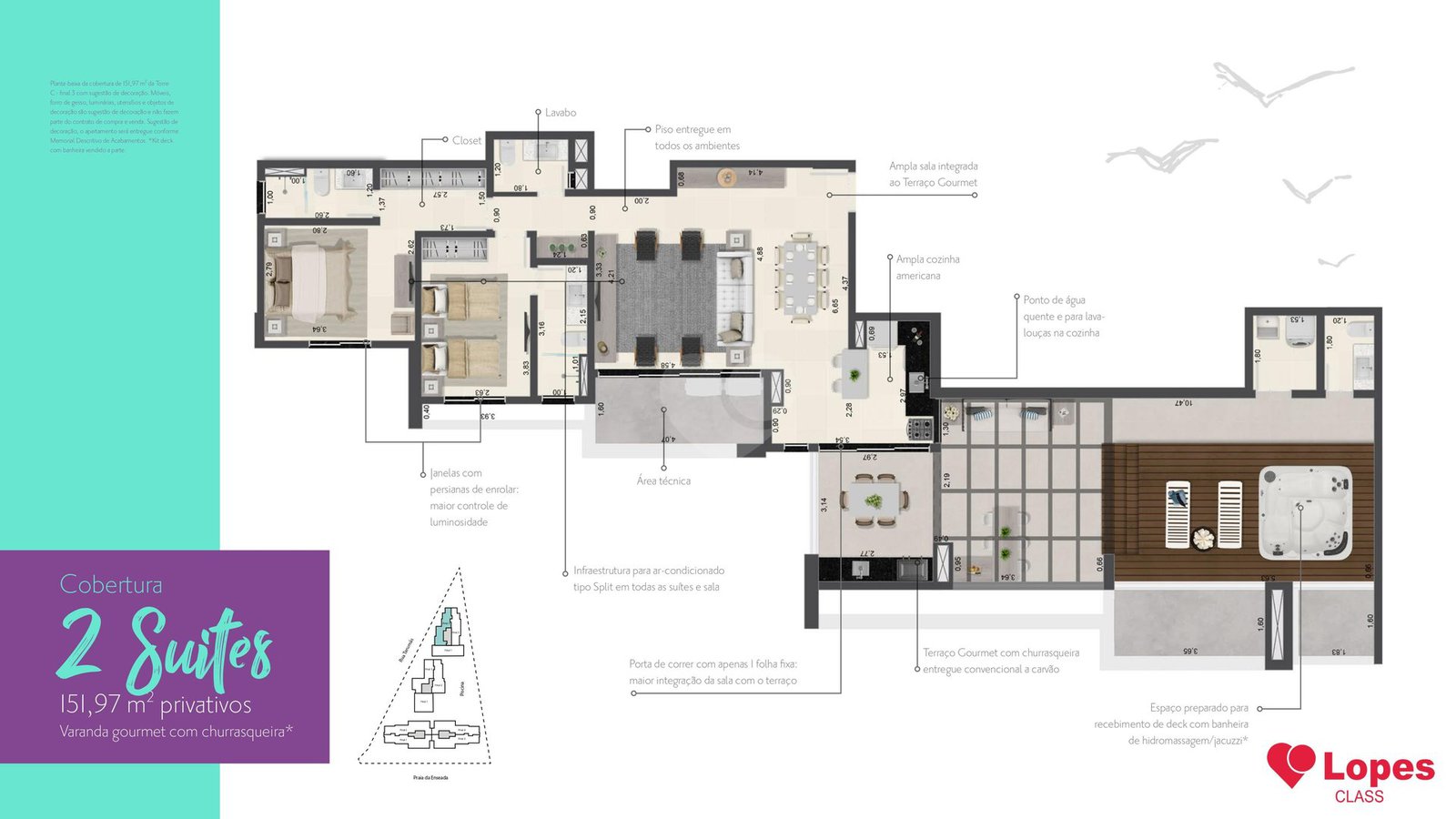 Apartamento 151m²