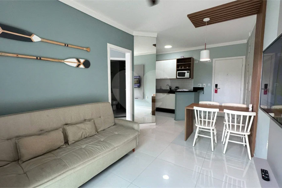 Apartamento à venda com 1 suíte em Riviera de São Lourenço, Bertioga, SP