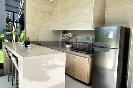 Studio com 28m², mobiliado e com móveis planejados na região do Sacomã em São Paulo - SP.