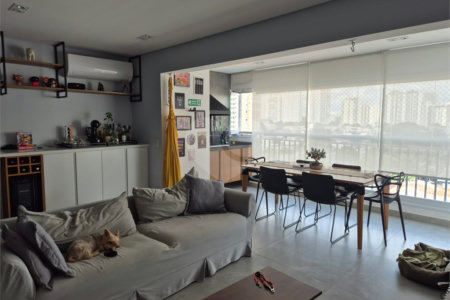 Apartamento à Venda com Varanda Gourmet – 2 Dormitórios (1 Suíte) – 2 Vagas – Condomínio Forma 287 – Belém.