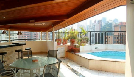 Cobertura à venda com 4 suítes em Jardim Ampliação, São Paulo, SP