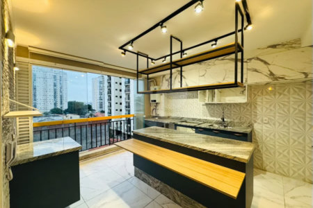 Apartamento para locação com 2 quartos e 1 vaga no Condomínio Inova, na Vila Rosália, em Guarulhos.