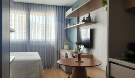 Maravilhoso Studio 28M2 mobiliado em Moema