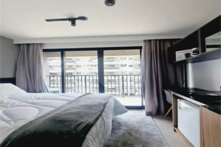 Studio à venda na Bela Vista – 23 m², mobiliado e funcional