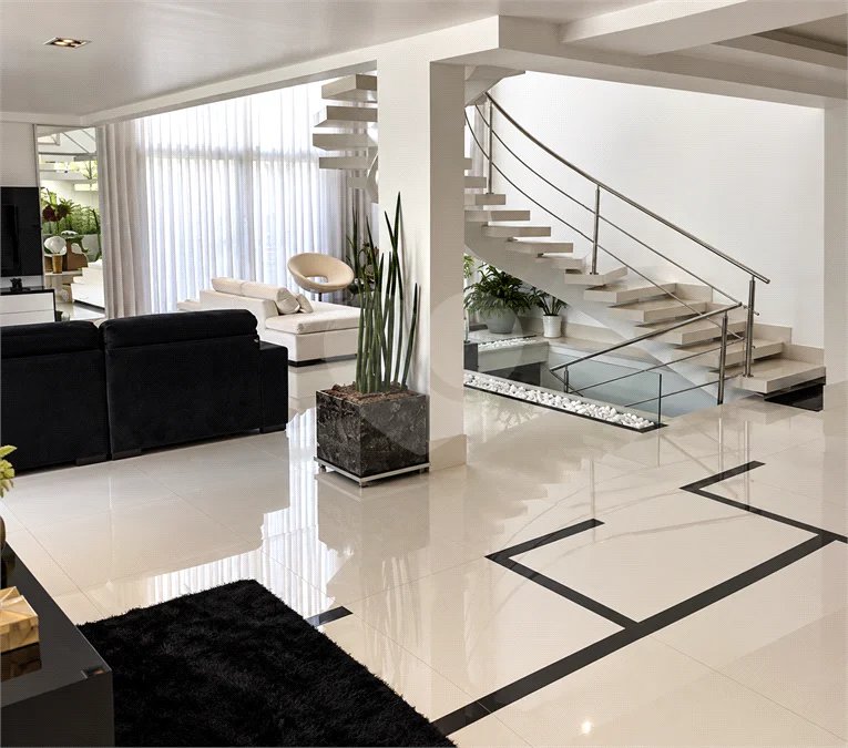 Mansão de 800 m² no Swiss Park, em São Bernardo do Campo, com 4 suítes, piscina, área gourmet, sauna e lazer completo em condomínio de alto padrão.