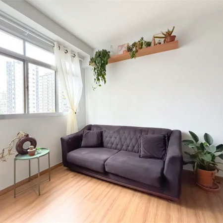 Apartamento de 80m² a venda e locação em Moema - 02 dorm, 02 Banheiros 01 Vaga