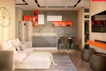 Apartamento novo com 1 dormitório com lazer completo
