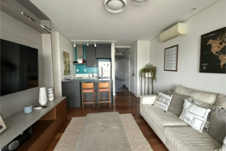 LEOPOLDO 695, no CORAÇÃO do ITAIM-Apartamento de 77 m² , 2 salas e 1 Suite-mobiliado R$2.200.000,00