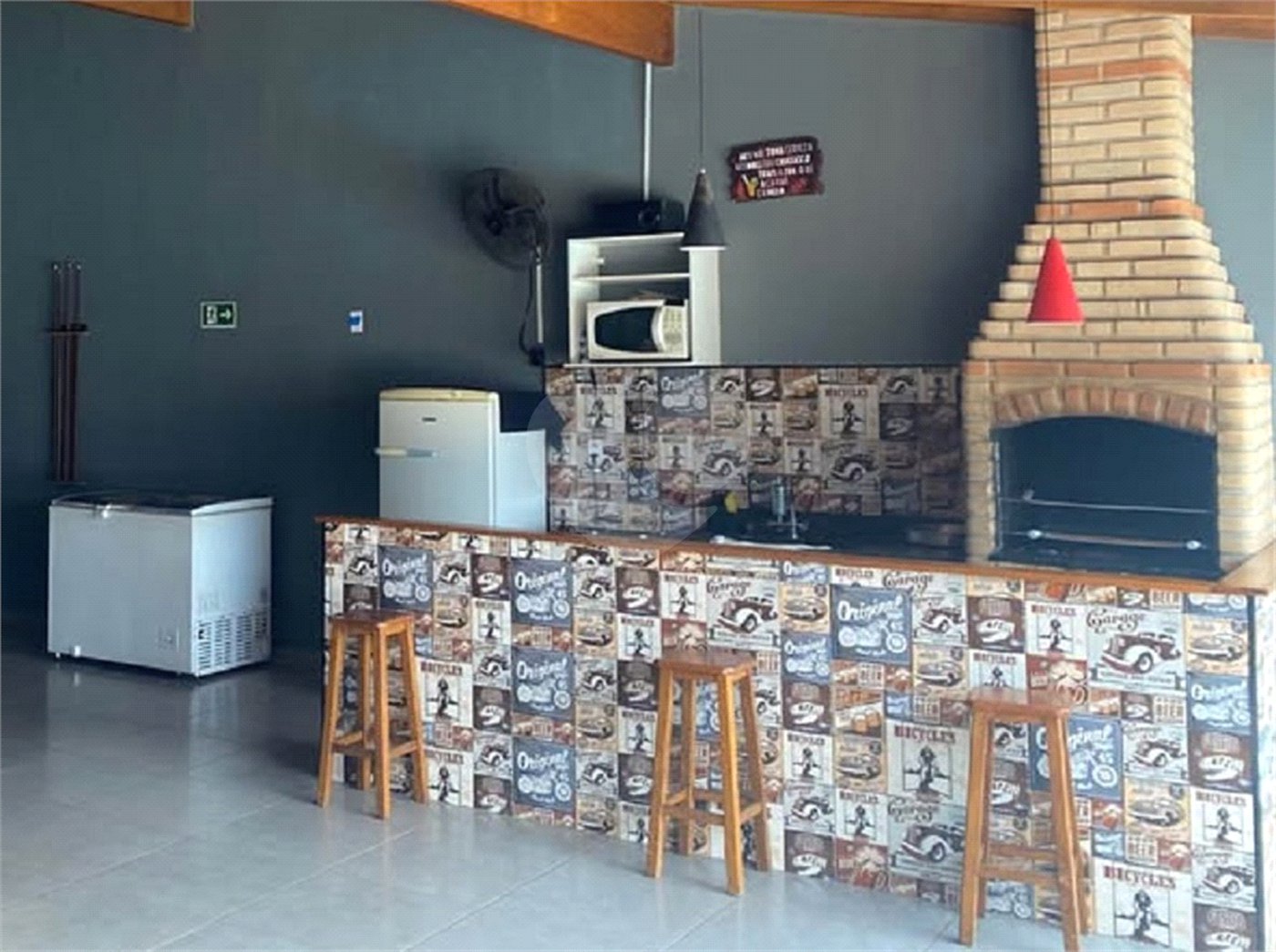 Área de lazer no residencial Arcoville