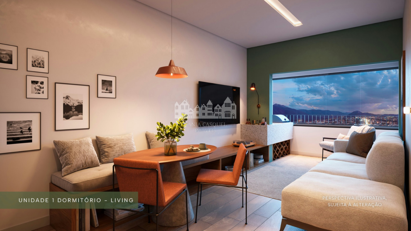 Apartamento 1 Dormitório com Suíte – 49 m² – Projeto Flora, Atibaia