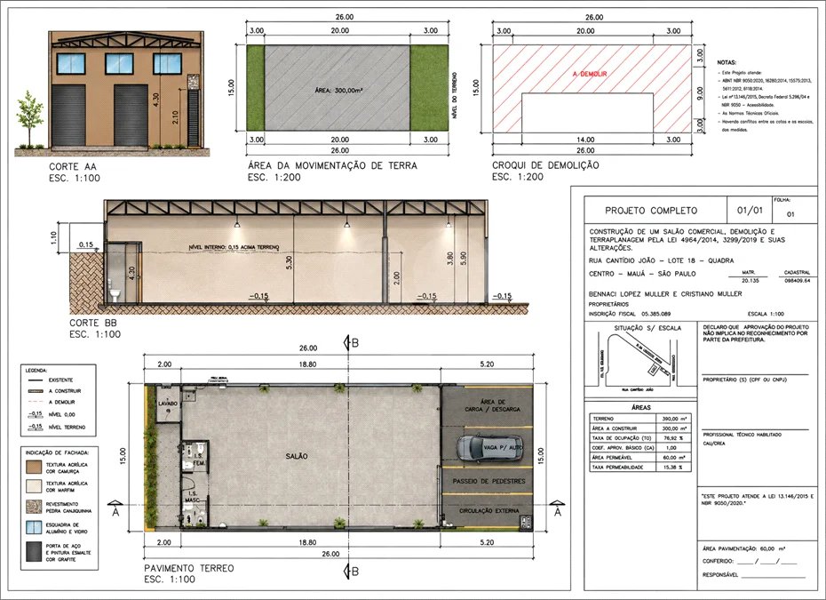 GALPÃO COMERCIAL NOVO À VENDA Matriz – Mauá/SP