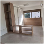 Excelente studio à venda, 45 m², novo, apresentando armários planejados, ar-condicionado e lazer total
