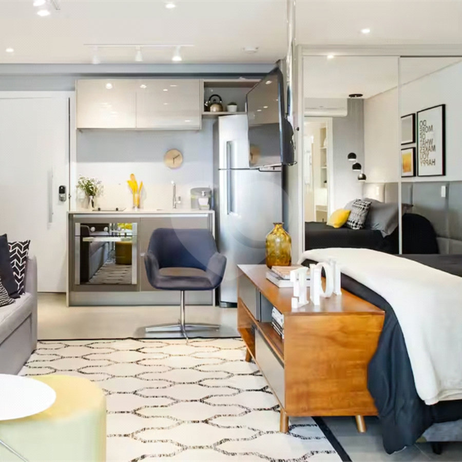 Apartamento 33m² na Vila Madalena – Exclusividade, lazer completo e 1 vaga