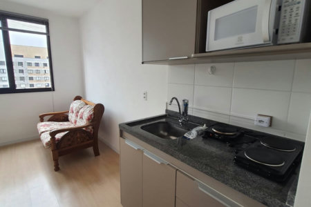 Studio mobiliado para locação – 24 m², 1 dormitório, ao lado do portão 1 da usp e próximo ao metrô butantã!