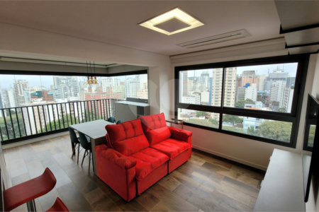 Apartamento de 2 quartos mobiliado à venda no Paraíso