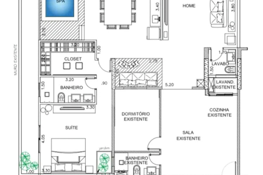 VIla Mascote Gardem com area total de 168m², projeto aprovado pelo condominio para construir mais um quarto com suite
