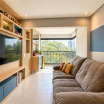 Apartamento moderno com 2 dormitórios, vista arborizada, na Vila Andrade, São Paulo - SP