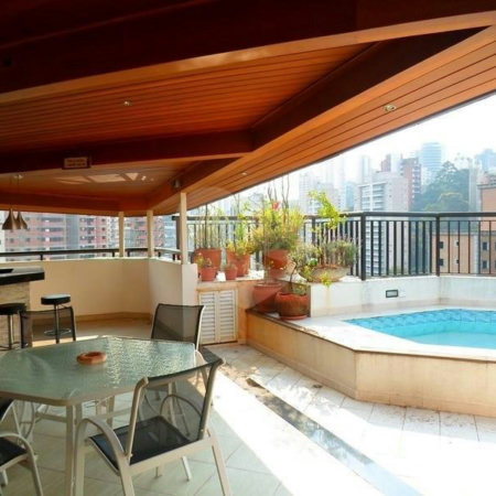 cobertura a venda om 530m², 4 quartos e 5 vagas
