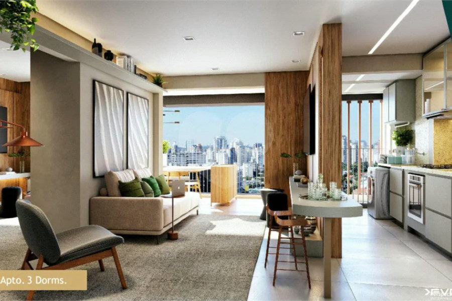 Apartamento à venda com 3 quartos, sendo 1 suíte, em Vila Santa Catarina, São Paulo, SP