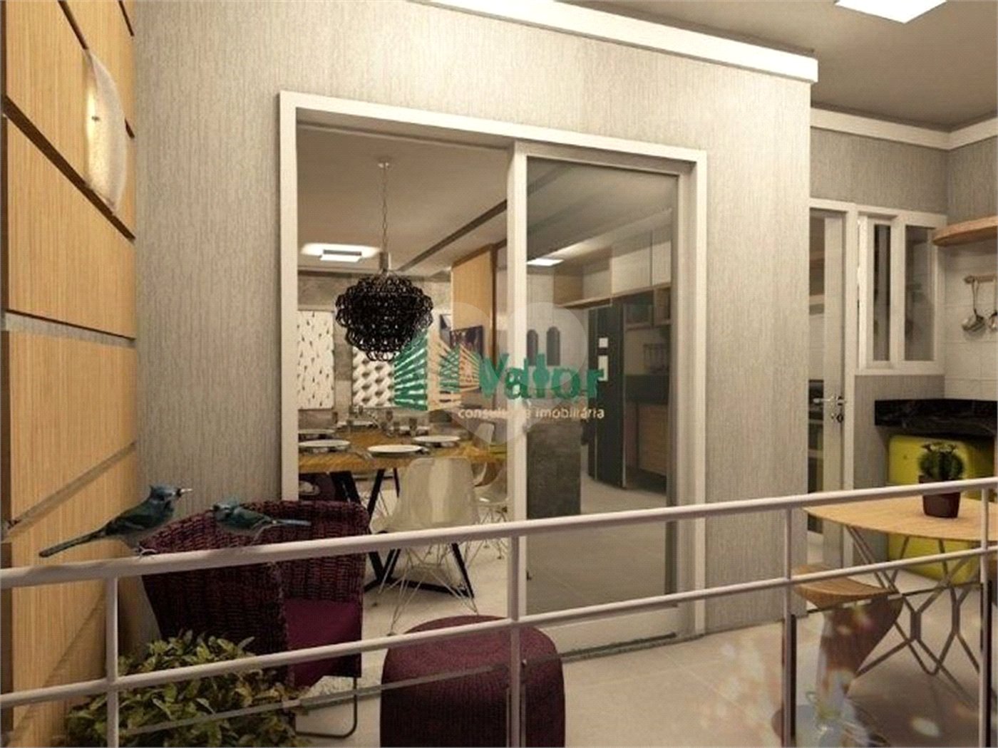 Apartamento com 1 dormitório .