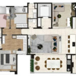 Apartamento para venda na Chacará Klabin com 165m²