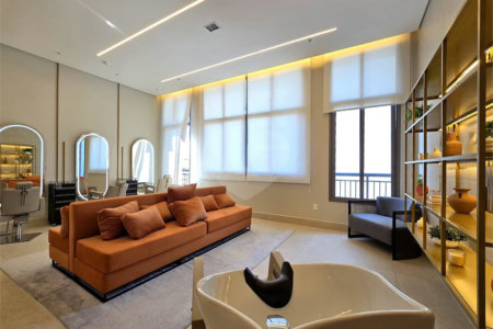 Studio Mobiliado Novo Andar Alto Próximo Metrô Paraíso