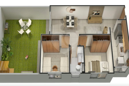 Apartamento Térreo – Condomínio Monte Pinheiros