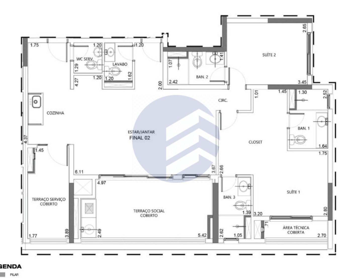 Apartamento à venda com 2 quartos, sendo 2 suítes, em Vila Pirajussara, São Paulo - SP