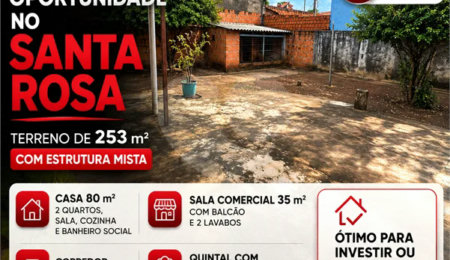 Casa à venda com 2 quartos em Loteamento Santa Rosa, Piracicaba, SP
