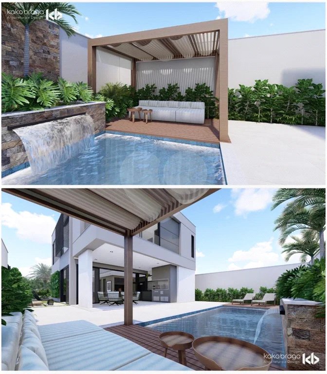 Casa em construção com 3 suítes no Condomínio Damha 2, na cidade de Piracicaba - SP.