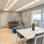 Apartamento mobiliado de 106 m² no Centro de São Bernardo, com 3 dormitórios, suíte, 3 vagas, vista livre e condomínio com lazer completo.